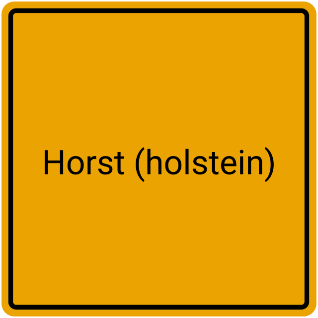 Meldebestätigung Horst (Holstein)